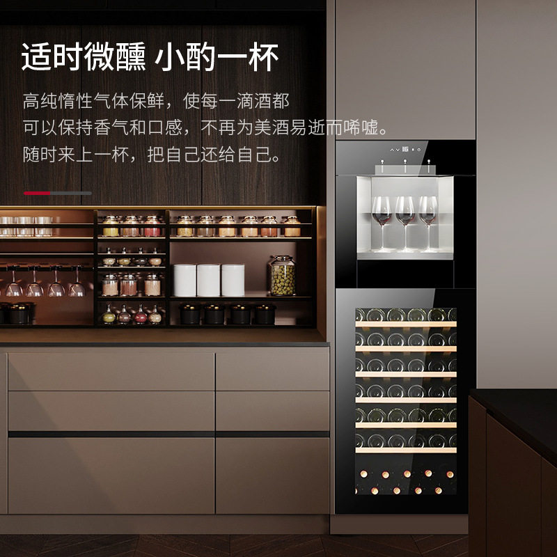 拉普蒂尼红酒保鲜柜家用小型葡萄酒保鲜机智能红酒分酒机