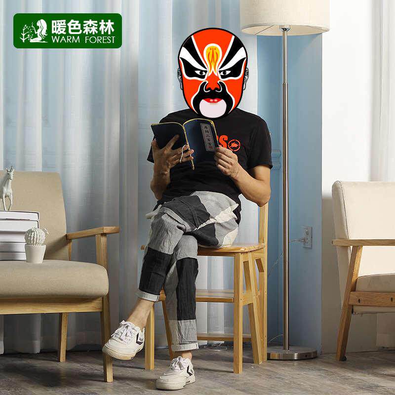 实木可变形四步梯椅室内多功能家用折叠梯子椅子两用梯凳登高楼梯