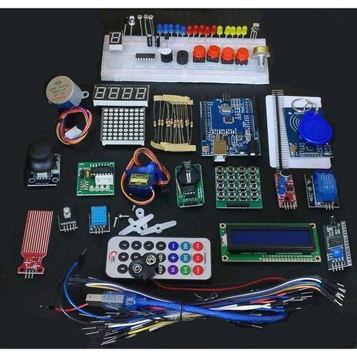 包邮 适用于UNO R3学习套件 升级版入门套件 RFID 步进电机套件