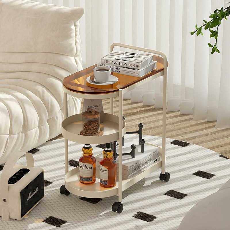 沙发边几可移动网红奶油风客厅小推车双层置物架创意迷你茶几带轮,鲜花速递/花卉仿真/绿植园艺,其它园艺用品,淘宝优惠券,粉丝福利购,淘宝优惠卷