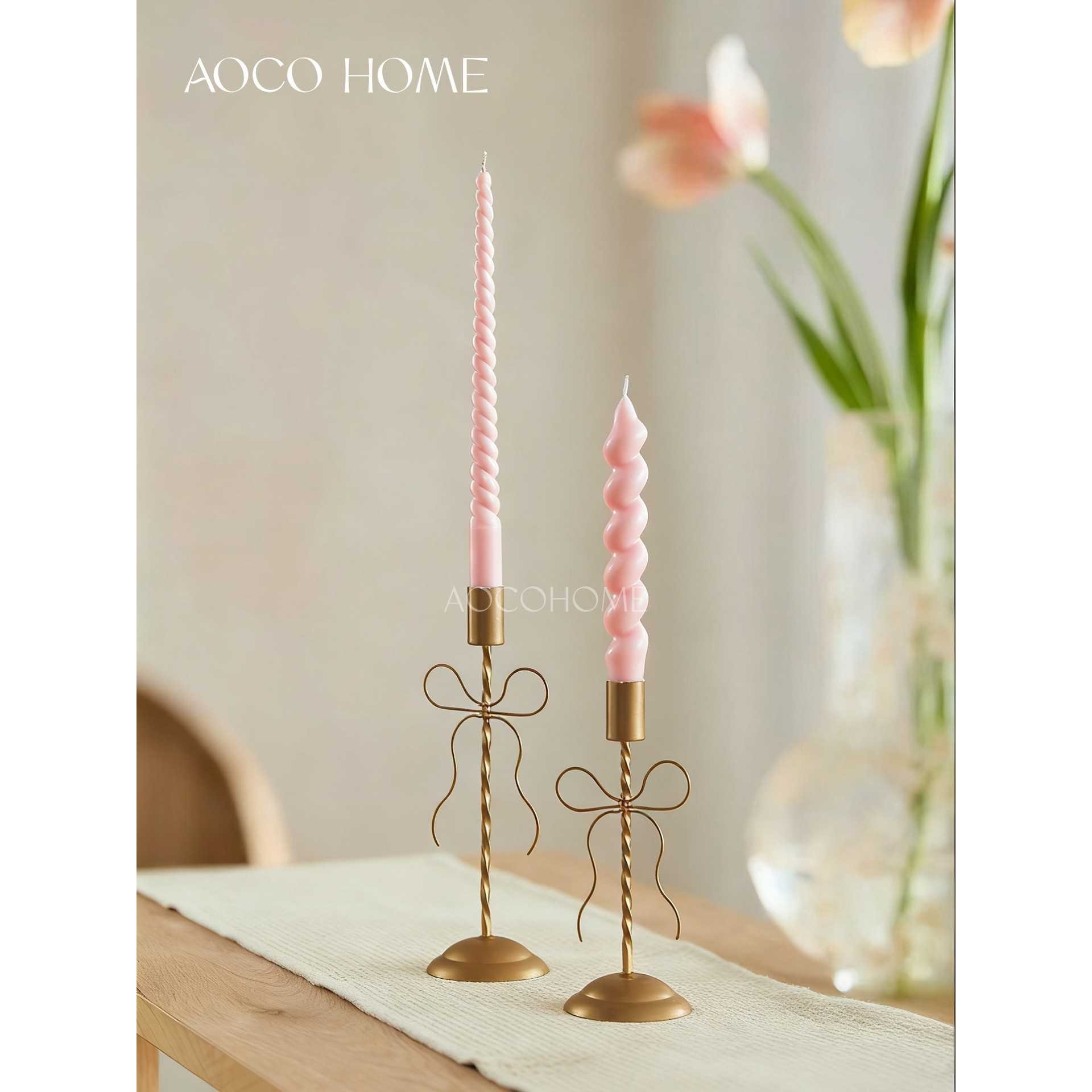 法式蝴蝶结金属烛台金色细长蜡烛托创意复古软装搭配浪漫桌面摆件,鲜花速递/花卉仿真/绿植园艺,其它园艺用品,淘宝优惠券,粉丝福利购,淘宝优惠卷