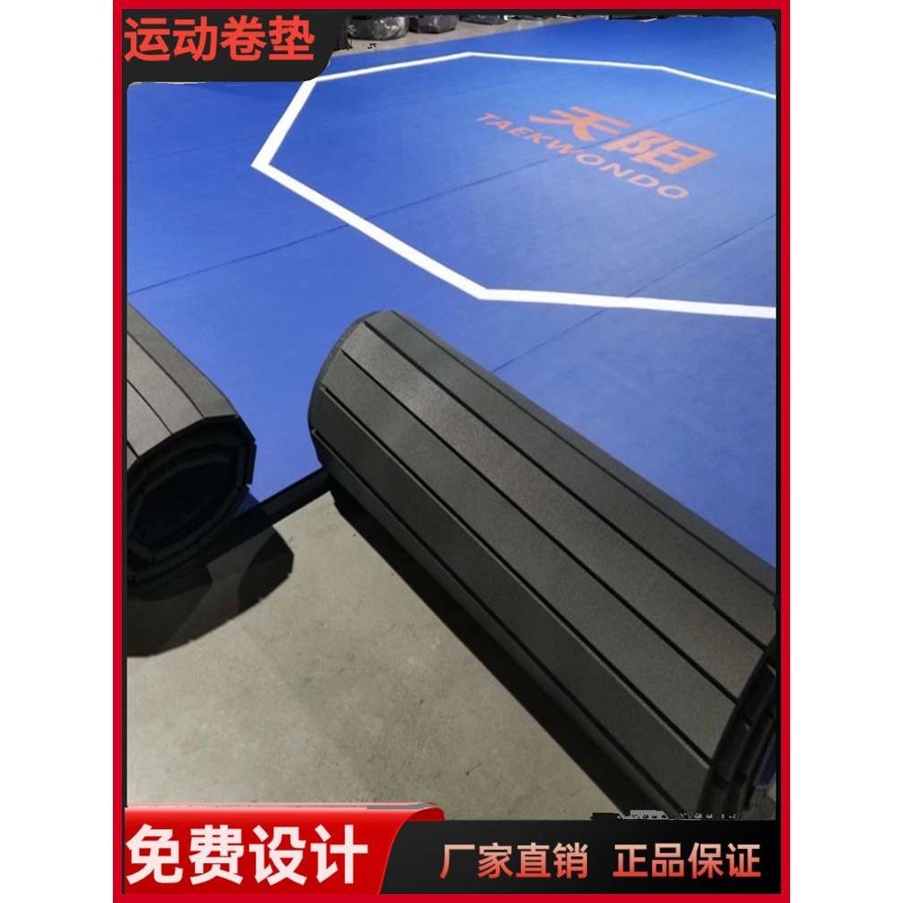 啦啦操卷垫艺术体操垫健美操武术散打格斗搏击体适能训练舞蹈地垫