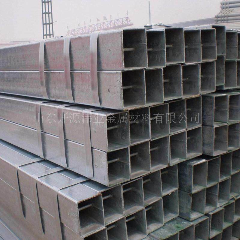 方管50*50*3.0材质Q235B镀锌方管60*60*5.75聊城汇通价格电议