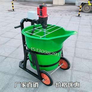 自流平搅拌桶搅拌机卫生间回填宝发泡水泥搅拌桶水泥发泡机家装型