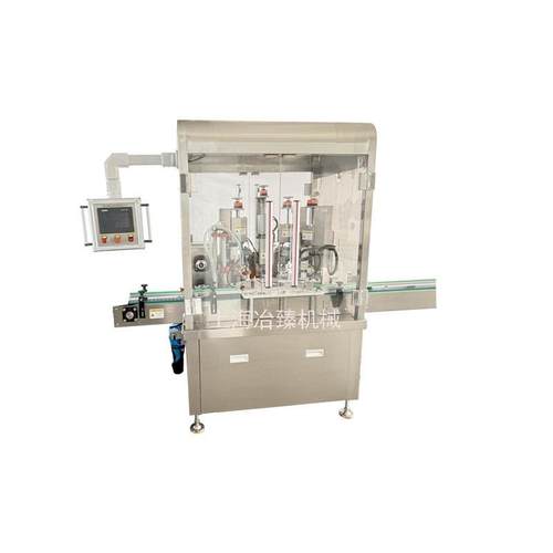 转盘式灌装机口喷剂灌装扎盖一体机乳液包装机伺服定量灌装机