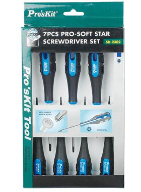 台湾宝工星型梅花内六角起子改锥螺丝刀螺丝批组合套装 SD-2302