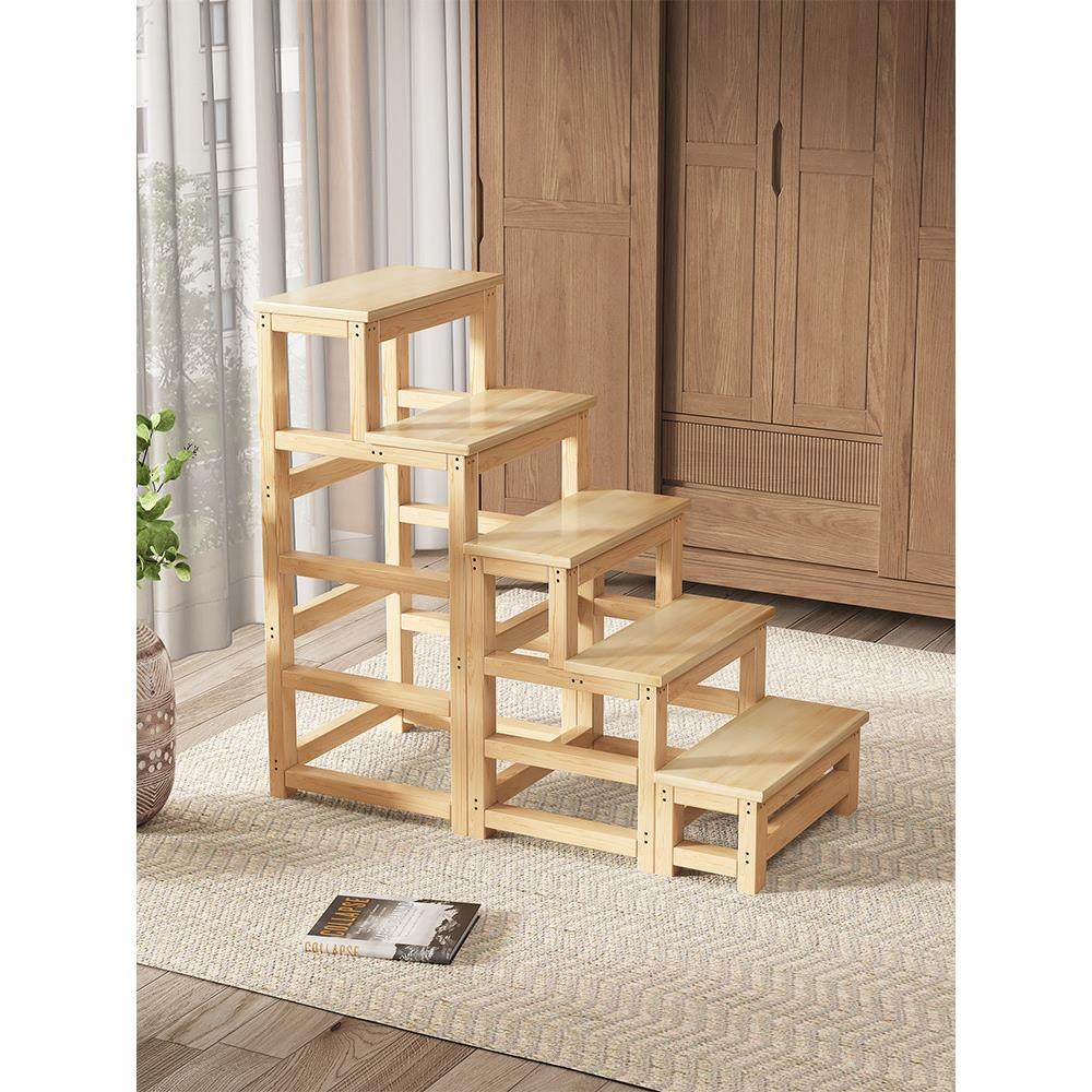 实木家用梯椅多功能两用梯凳加厚登高爬梯登高凳梯子三步四步梯凳,住宅家具,梯凳,淘宝优惠券,粉丝福利购,淘宝优惠卷