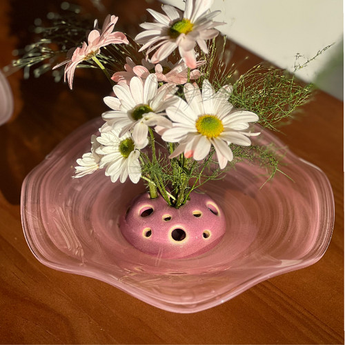 北欧ins风玻璃插花花盆花器果盘
