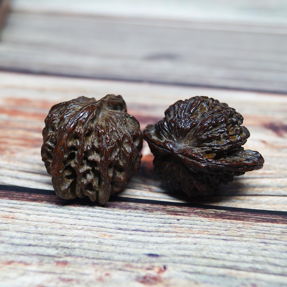 苏工实心铜文玩核桃茶宠可养茶玩手把件日式镇纸文镇摆件厂价直销