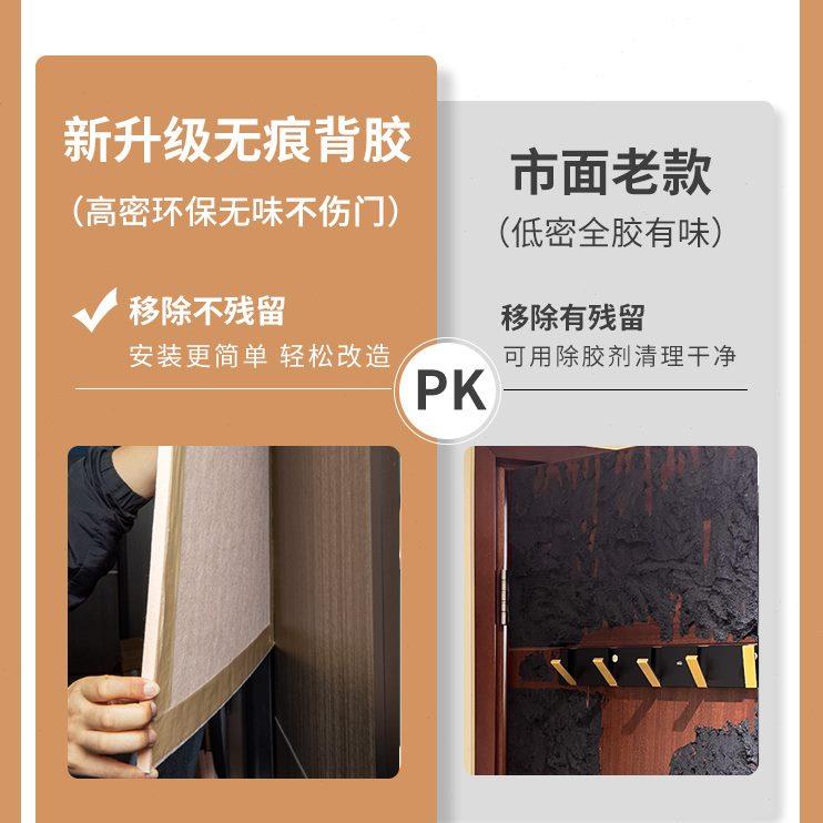 隔音门贴超强隔音卧室入户门改造软包静音保暖毛毡防撞自粘隔音棉