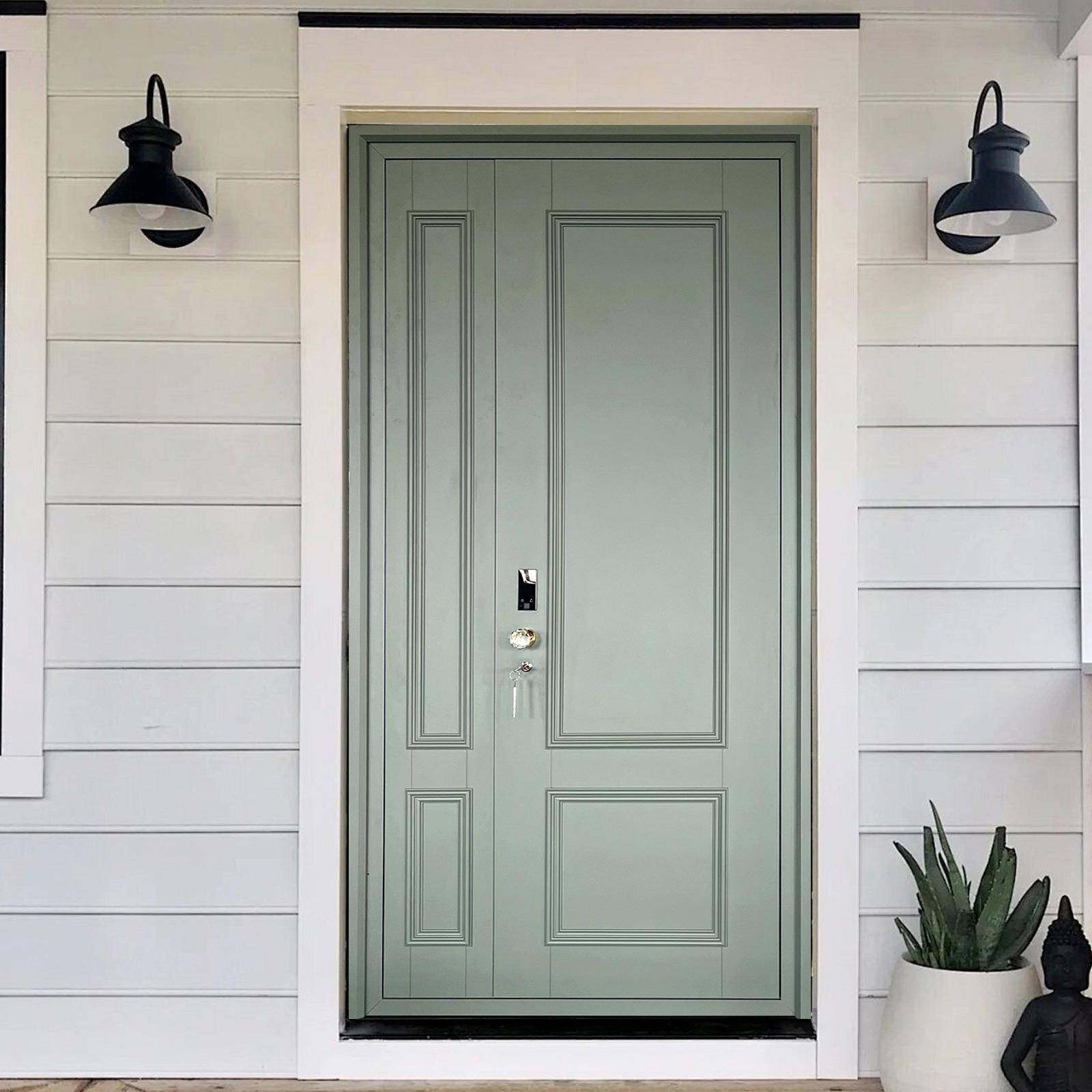 法式入户门农村自建房子母门别墅大门铸铝进户门防盗门家用双开门