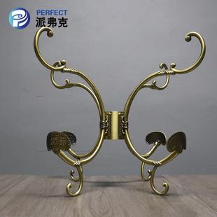美式创意家具衣帽架配件实木落地卧室挂衣钩锌合金青古铜衣帽钩