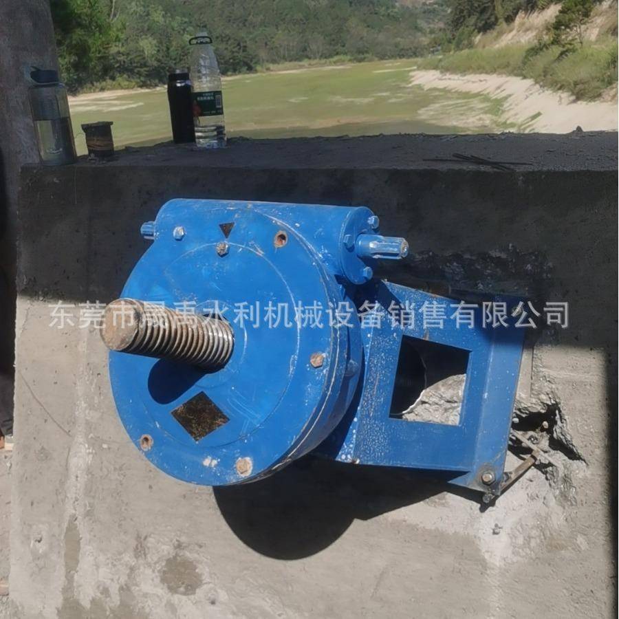 广东省惠州市肇庆市云浮市梅州市水库斜拉闸铸铁闸门手电动启闭机