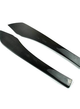 适用于08-12款宝马5系F10F18M5改装专用碳纤维后杠包角贴件