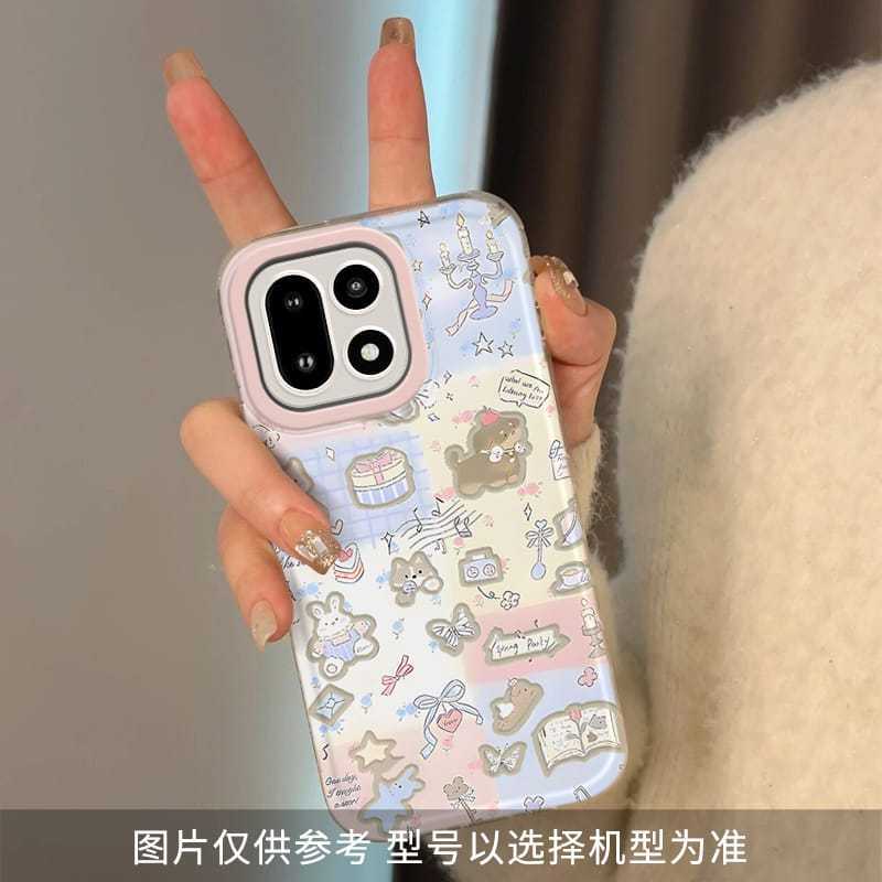音符玩偶适用一加15手机壳oneplus13T新款12/11/pro9RT防摔ACE5竞速至尊版3v6防摔7软8全包保护套