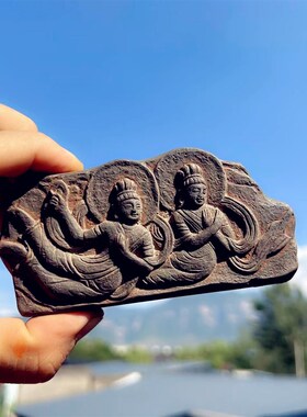 山西云冈文创礼品云冈石窟非遗砖雕瓦当文房摆件镇纸立体浮雕造型