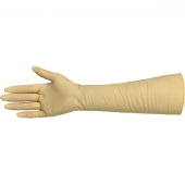 16寸加长乳胶手套长袖 胶 手套丁晴橡胶手套女居家防水家用加厚长款