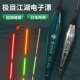 米极目江湖电子夜光漂高灵敏日夜两用浮漂硬尾鲤鲫鱼漂尾咬钩变色