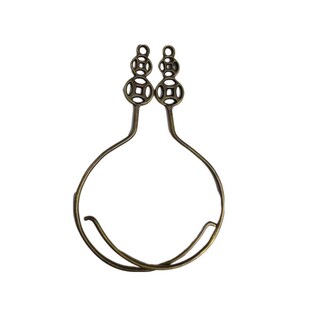 明清中式老式黄铜蚊帐钩仿古x装饰窗帘床帘门帘如意挂钩铜钩宫廷