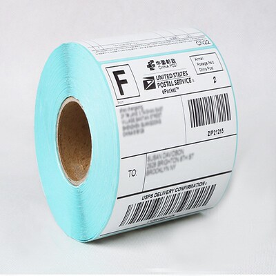 三防热敏标签100x100mmx500张物流标签EUB标签打印