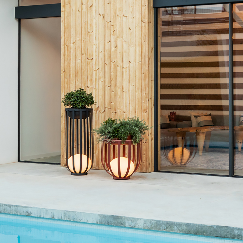 刻为太阳能户外灯l庭院灯草坪灯别墅露台花园落地灯室外花架景观