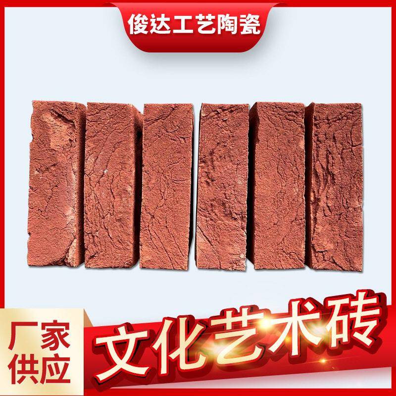 厂家供应外墙砖文化艺术砖家用别墅外墙陶土砖室内背景墙砖