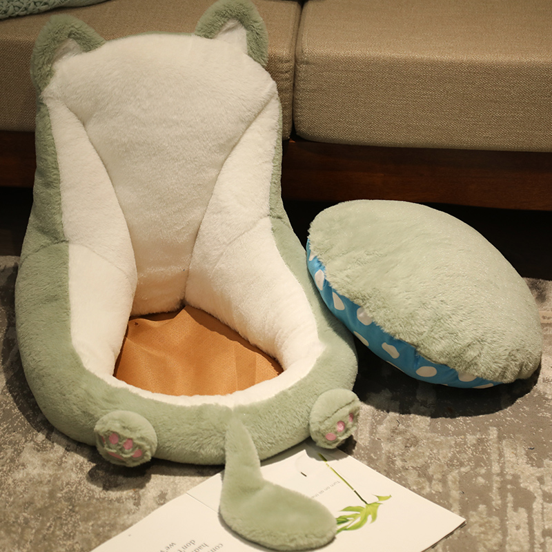 靠枕坐垫一体办公室腰靠座椅办公椅子靠背垫沙发客厅孕妇护腰腰枕