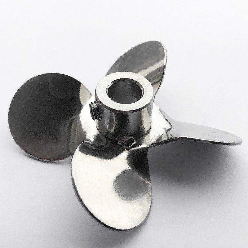 推进式四叶片实验室小尺寸不锈钢桨叶 小型搅拌焊接一体4叶搅拌桨