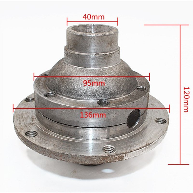 电动三轮车差速器总成三轮摩托车6键牙包后桥半轴牙包 链轮差速器