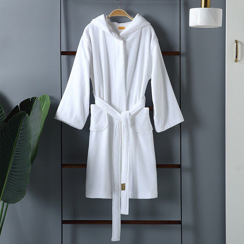 Q3Y纯棉A类毛巾儿童浴袍吸水男女孩大童浴衣浴巾斗篷带帽小孩洗澡