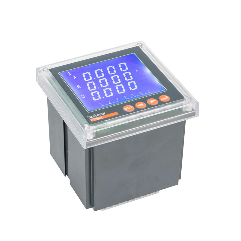 安科瑞嵌入式三相四线多功能电表PZ96L-E4/KC带RS485通讯4DI2DO