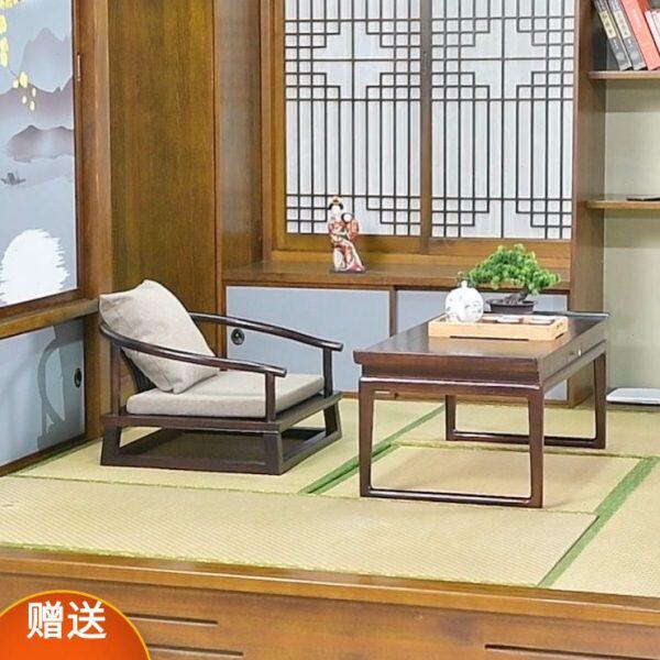 榻榻米桌子小茶几阳台飘窗桌日式茶桌实木炕几新中式矮桌禅意地桌