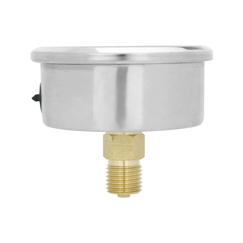 yn60z不锈钢油压水压气压液压通用2分m14*1.5轴向耐震压力表