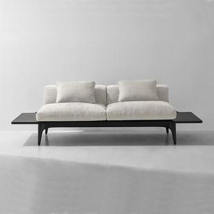 民宿茶室设计师样板间整装 北欧简约现代实木布艺沙发新中式 沙发