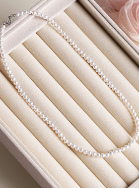 淡水珍珠女款白色水滴形高贵气质