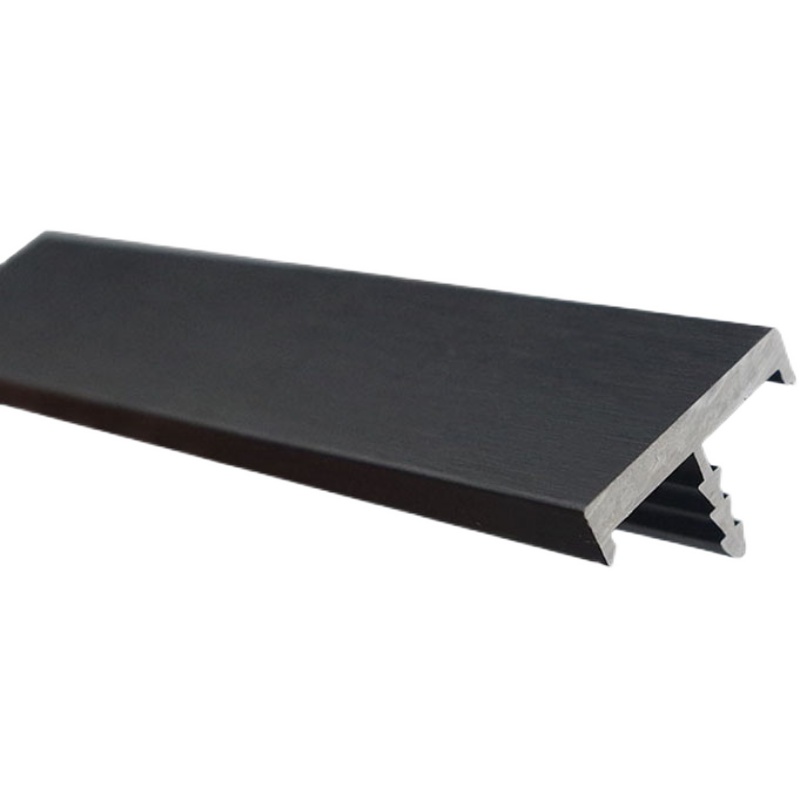 新品 3.0加厚18板衣柜木门免漆板封边条铝合金包边条黑拉丝收口条