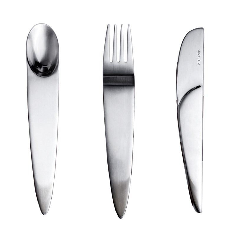 18-10不锈钢甜点刀勺叉甜品酸奶勺子水果叉子儿童西餐刀叉勺餐具