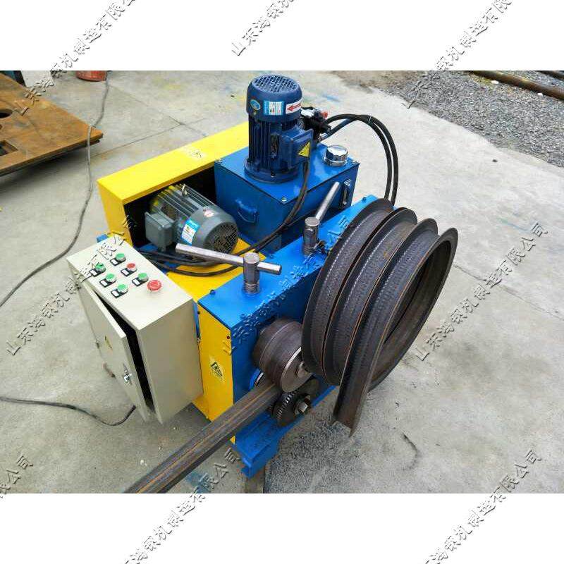 全自动方管圆管卷弧机 小型角铁内翻弯弧机 槽钢角钢内卷设备