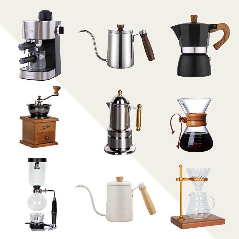 样板间厨柜装饰摆件组合咖啡机水壶咖啡主题餐具柜展厅软装