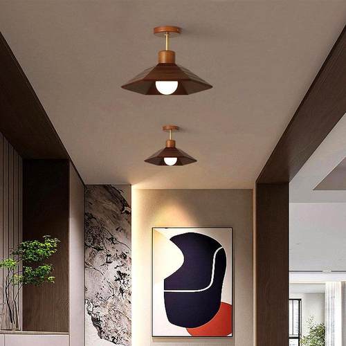 走廊过道灯包豪斯古色古香灯日式覆古门厅入口阳台中式吸顶灯