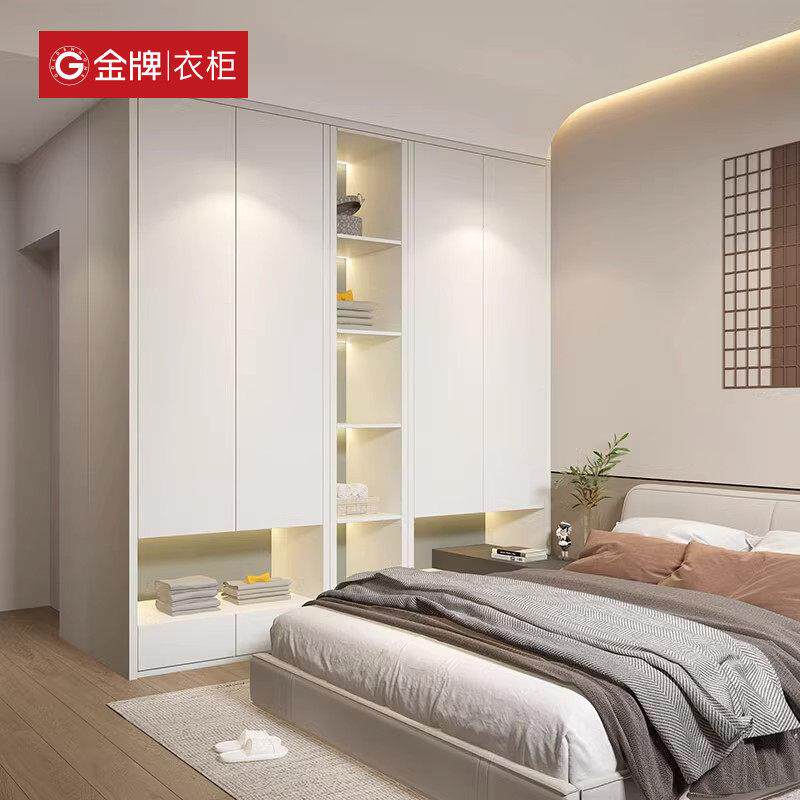 现代简约欧式全屋定制家具 卧室轻奢衣帽间定制服务 福建ENF环保