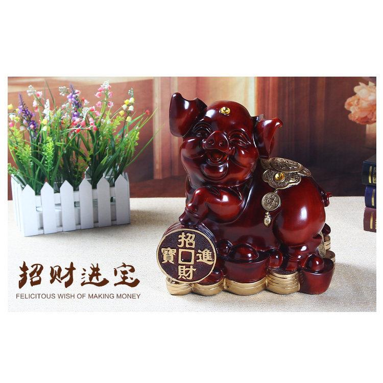 招财猪存钱罐开业乔迁客厅家居摆饰创意礼品十二生肖超大号储畜罐