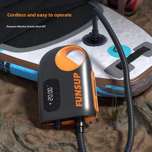 桨板电动充气泵双向高压打气泵SUP冲浪板皮画艇冲锋舟橡皮艇