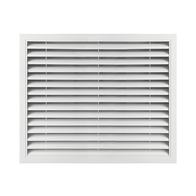 暖气片罩铝合金家用老式分水器散热罩格栅百叶窗罩防雨百叶窗定制