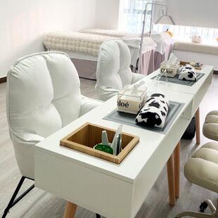 美甲椅子顾客久坐化妆椅网红美甲店卧室凳子简约电脑椅