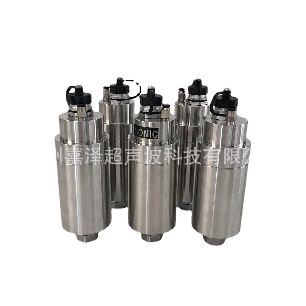 35K钛合金换能器 振动筛 焊接 电焊用 不锈钢外壳 M8/M10螺孔