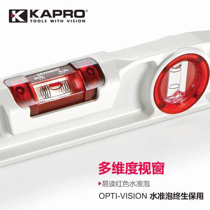 开普路铝合金进口水平尺高精度平水尺工业装修尺重型实心超精准