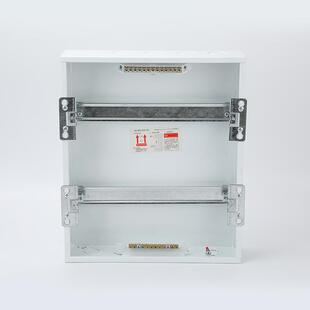 双层平板豪华照明箱（白色）配电箱盖板 家庭开关箱面板强电箱