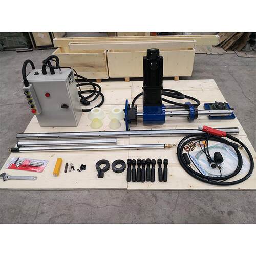 数控型镗焊一体机Boring and welding machine 便携式移动镗孔机