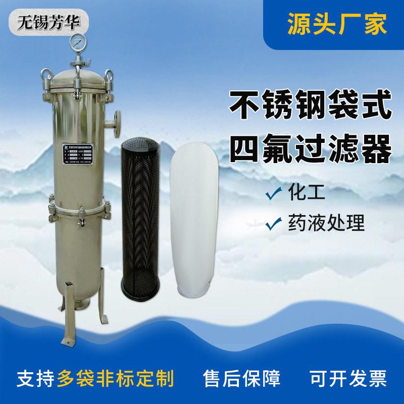 非标厂家衬四氟芯式过滤器聚四氟乙烯精密过滤器PTFE保安过滤器
